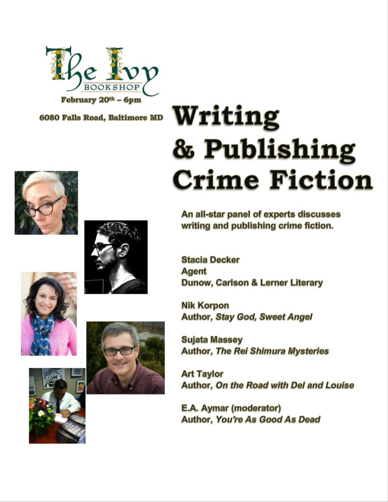 Writing/Publishing Panel, February 20, Baltimore